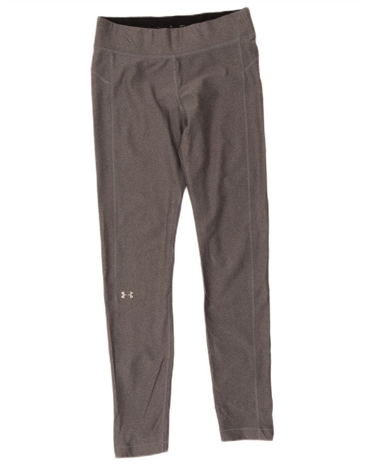 Leggings Under Armour da donna Heat Gear UK 12 Grigio medio chiazzato