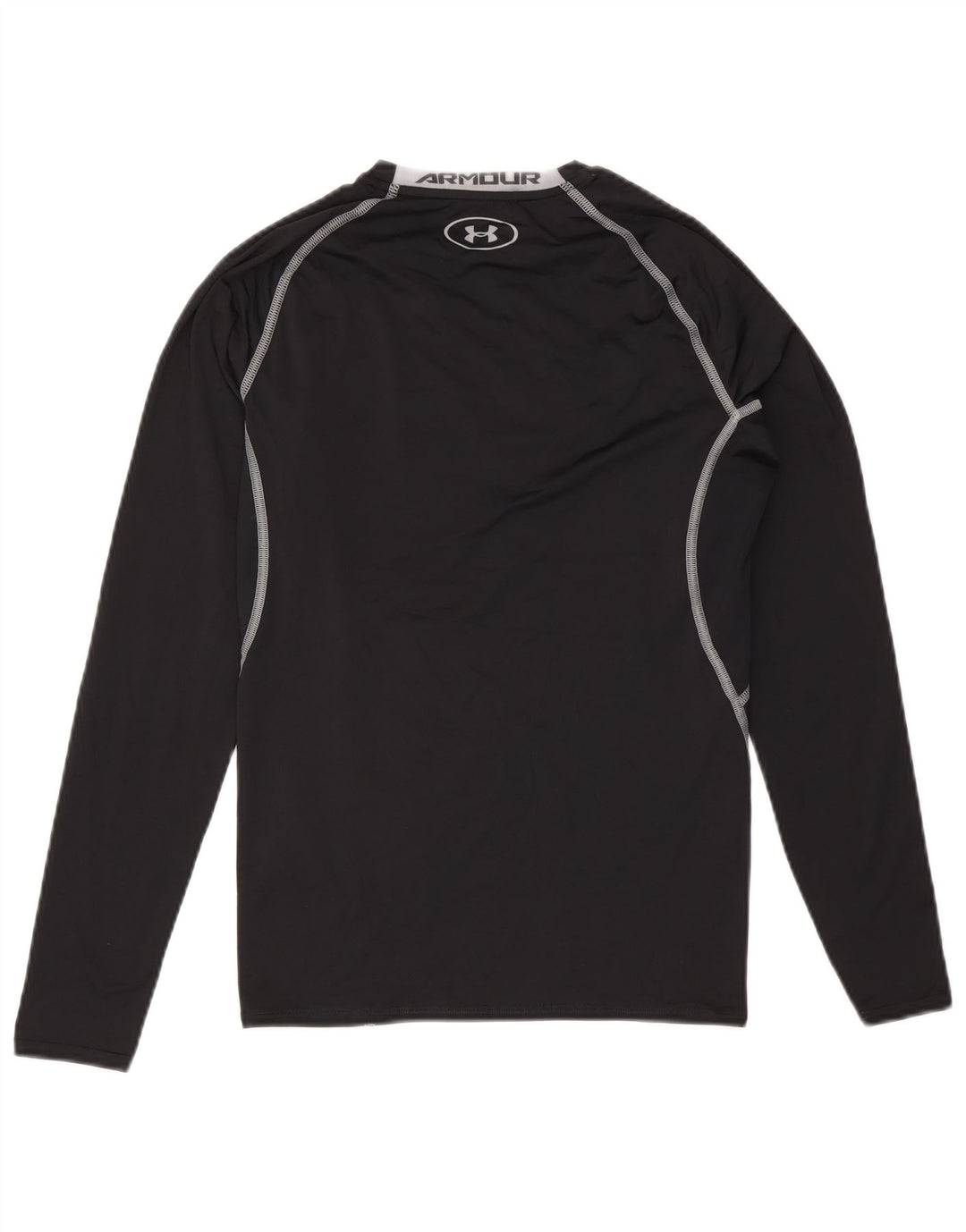 Under Armour Mens Heat Gear Top manica lunga grande poliestere nero