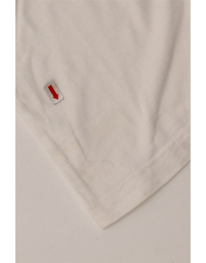 T-shirt da donna ADIDAS UK 8/10 piccola in cotone bianco