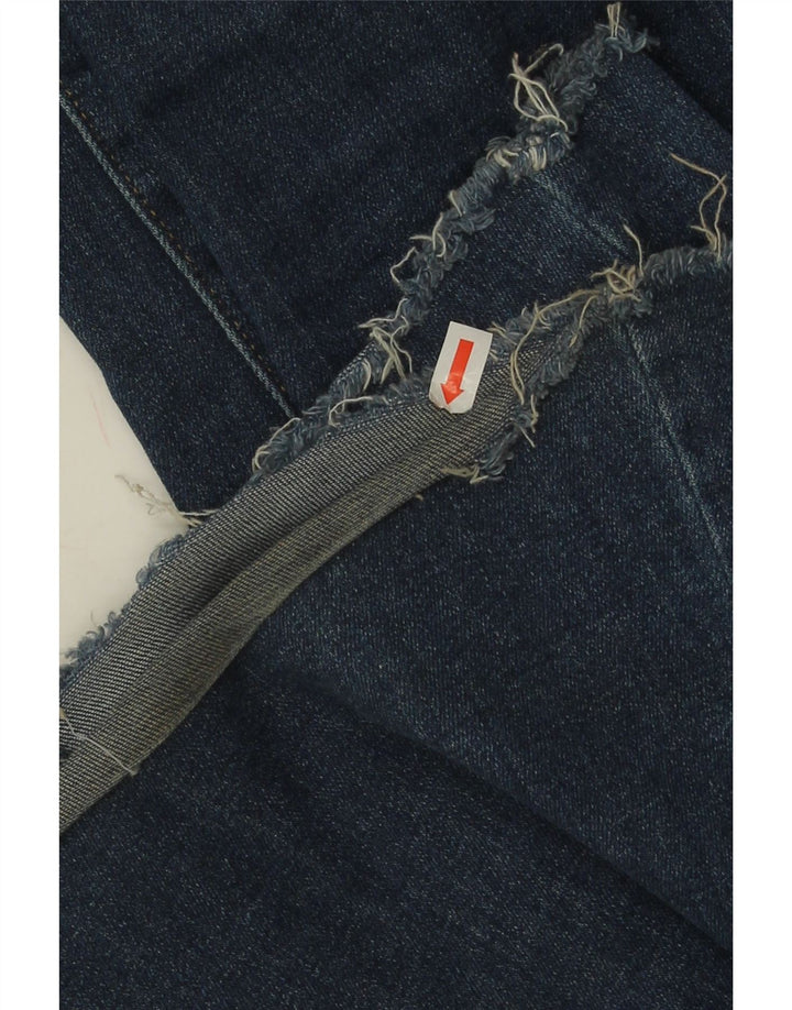Jeans svasati a vita alta da donna Levi's W25 L32 cotone blu navy
