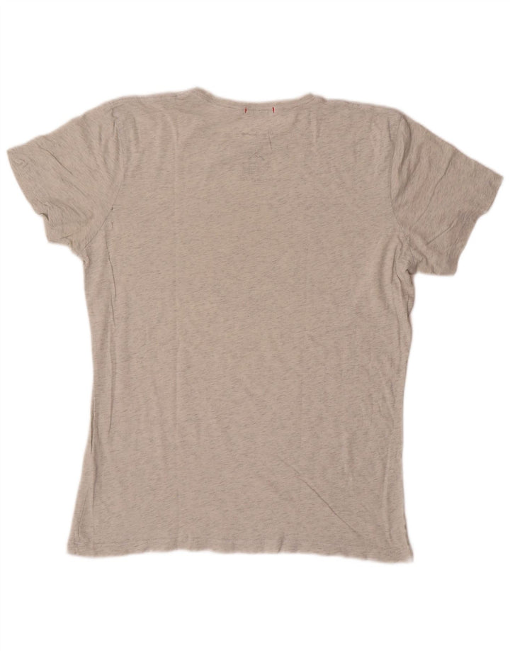 PEPE Jeans T-shirt grafica da uomo con vestibilità regolare, cotone grigio medio