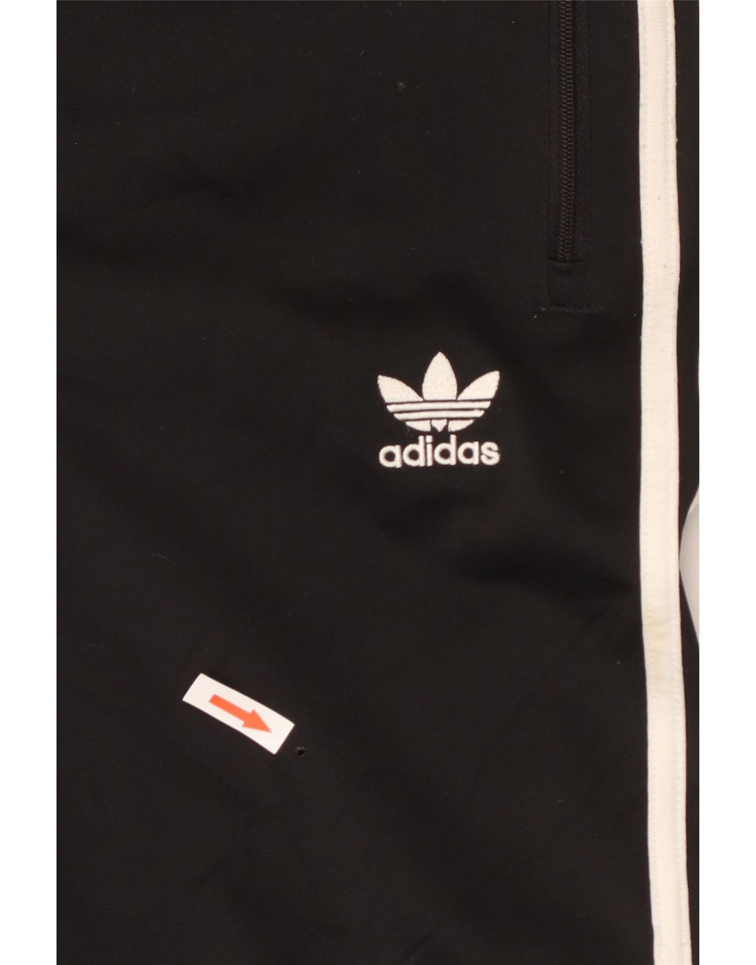 Pantaloni da tuta da uomo Adidas Small neri in poliestere