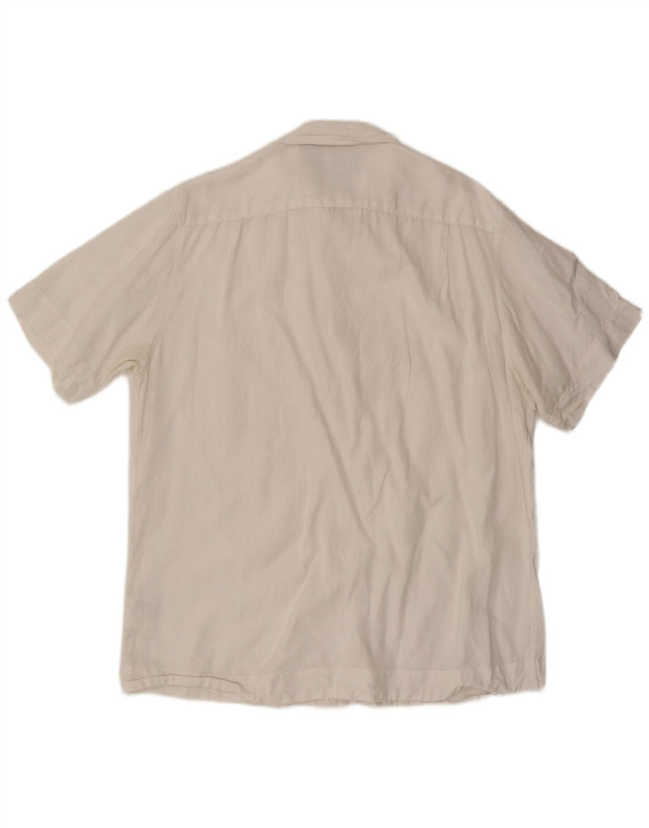 Camicia a maniche corte da uomo Timberland bianca media