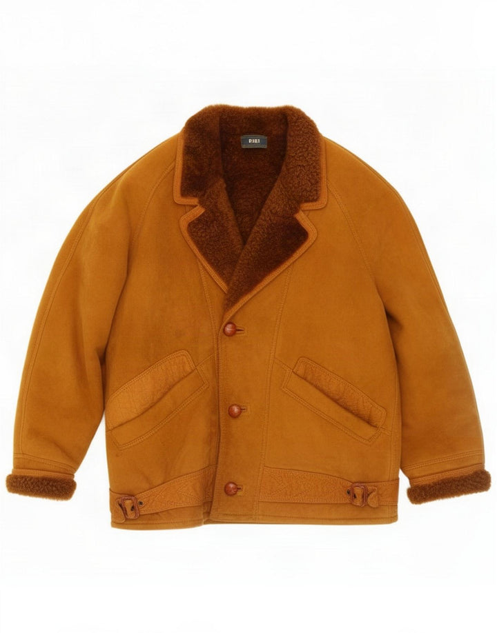 Giacca in shearling da uomo Dibi IT 50 Large Marrone