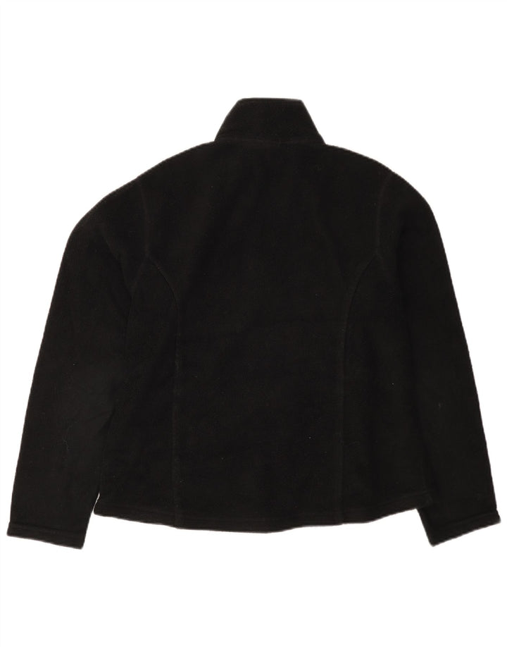 Giacca in pile da donna L.L.Bean UK 14 poliestere nero medio