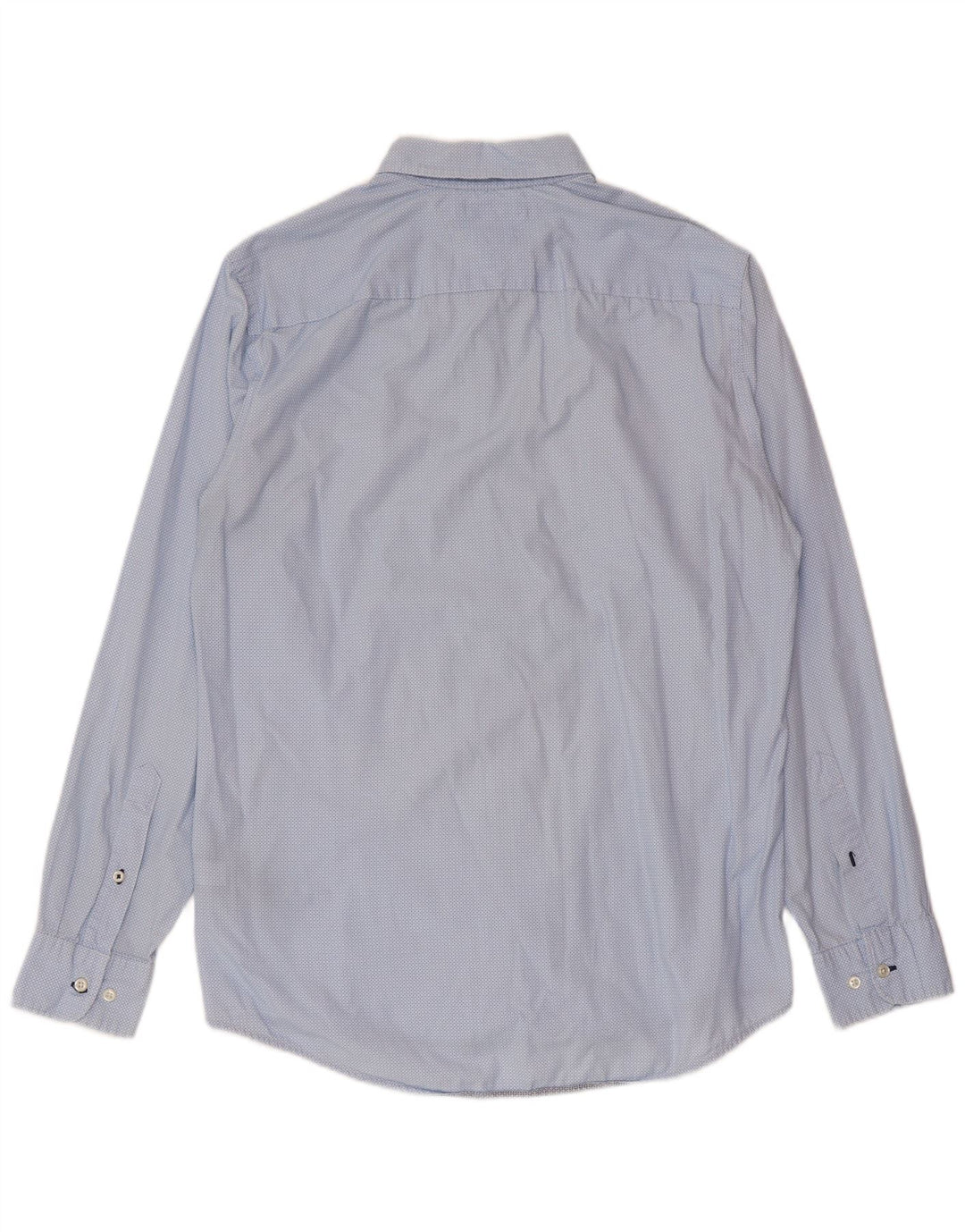 Camicia da uomo Regular Fit Tommy Hilfiger in cotone maculato blu medio