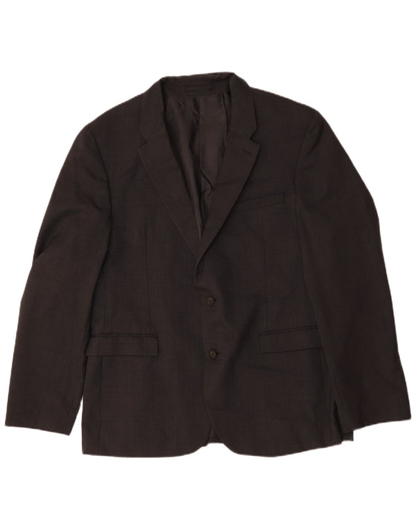 Giacca blazer a 2 bottoni Autograph da uomo Marks & Spencer UK 44 XL lana nera