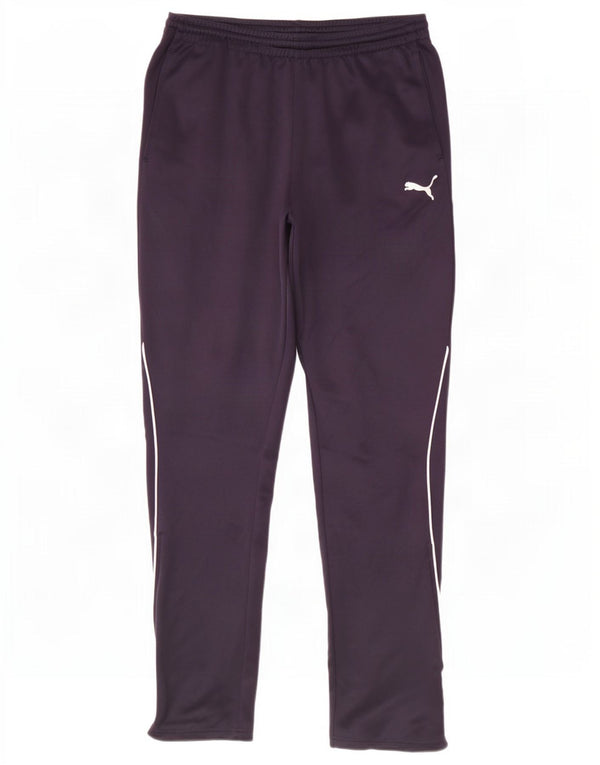 Pantaloni da tuta da uomo Puma Medium in poliestere blu navy