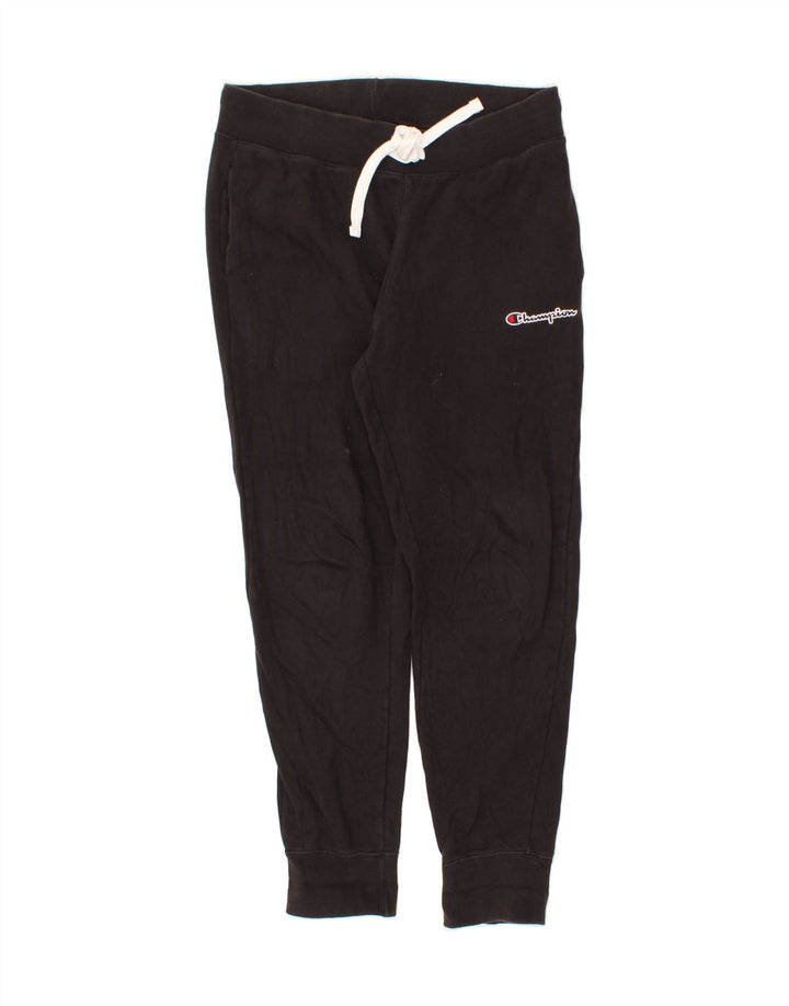 CHAMPION Mens Tracksuit Trousers Joggers Medium Black Cotton Vintage Champion and Second-Hand Champion from Messina Hembry 