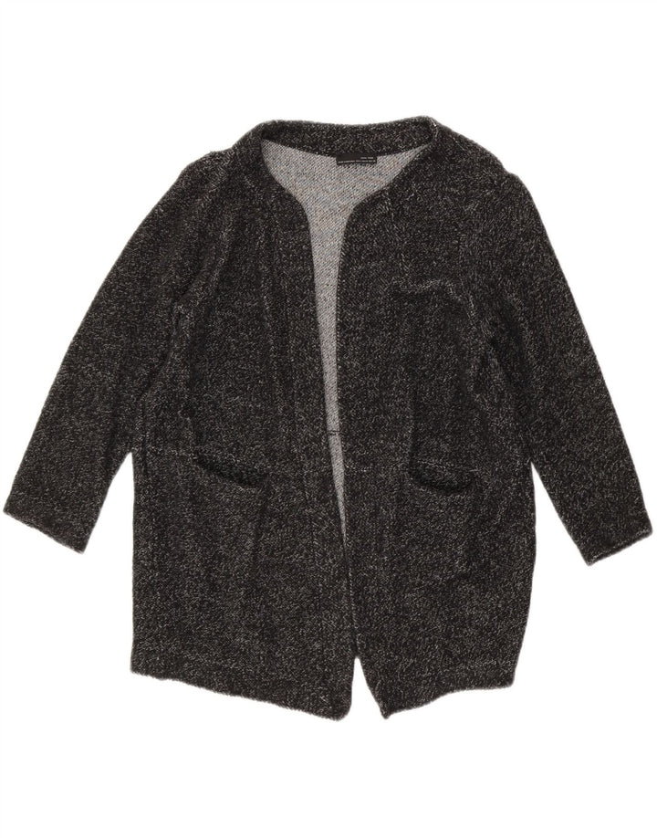 ZARA Womens Open Cardigan Sweater UK 14 Medium Grey Vintage Zara and Second-Hand Zara from Messina Hembry 