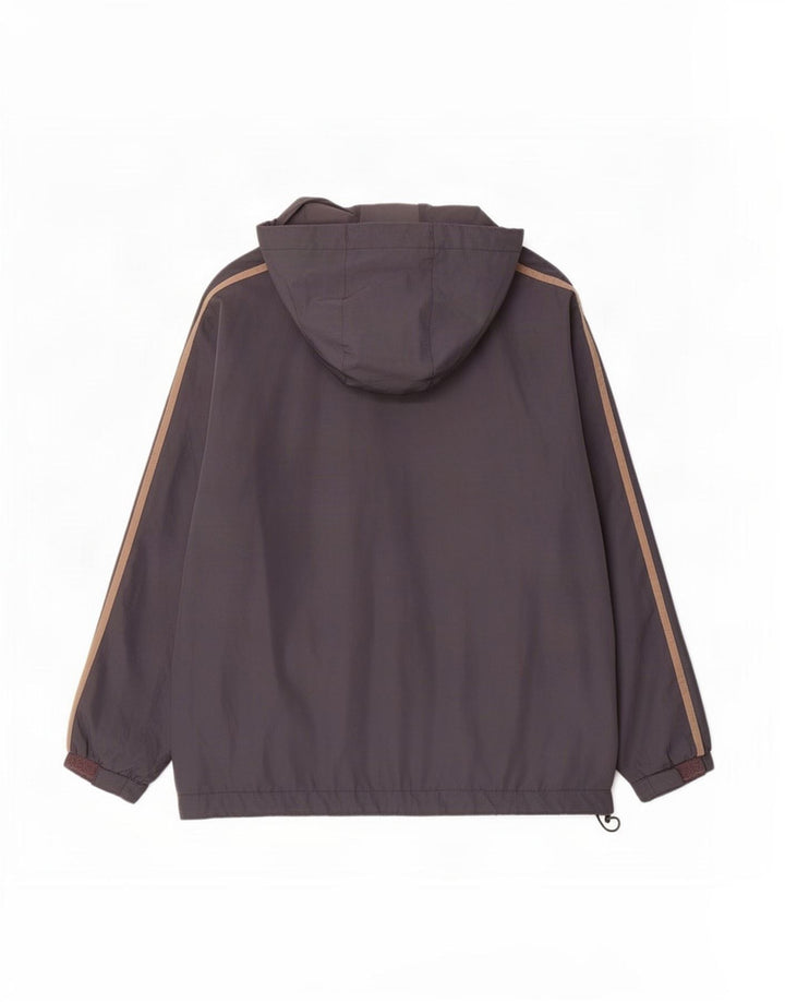 Giacca antipioggia con cappuccio da uomo Umbro UK 36 Small Grigio Poliestere