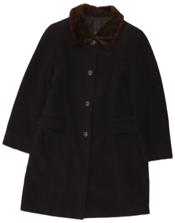 Cappotto da donna Gil Bret UK 14 lana nera media