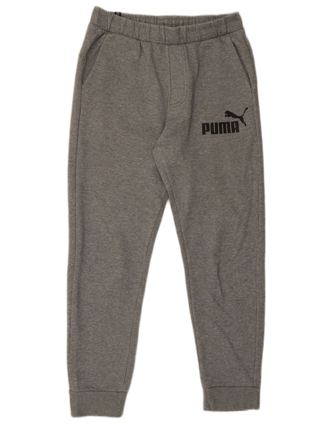 Pantaloni da tuta grafica da uomo Puma Joggers in cotone grigio medio