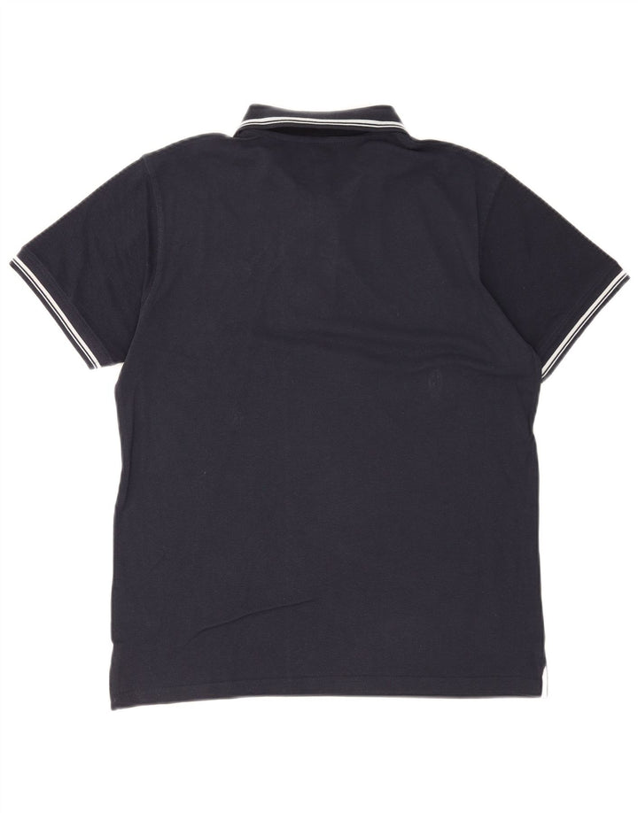 Polo Uomo Sergio Tacchini Piccola in Cotone Blu Navy