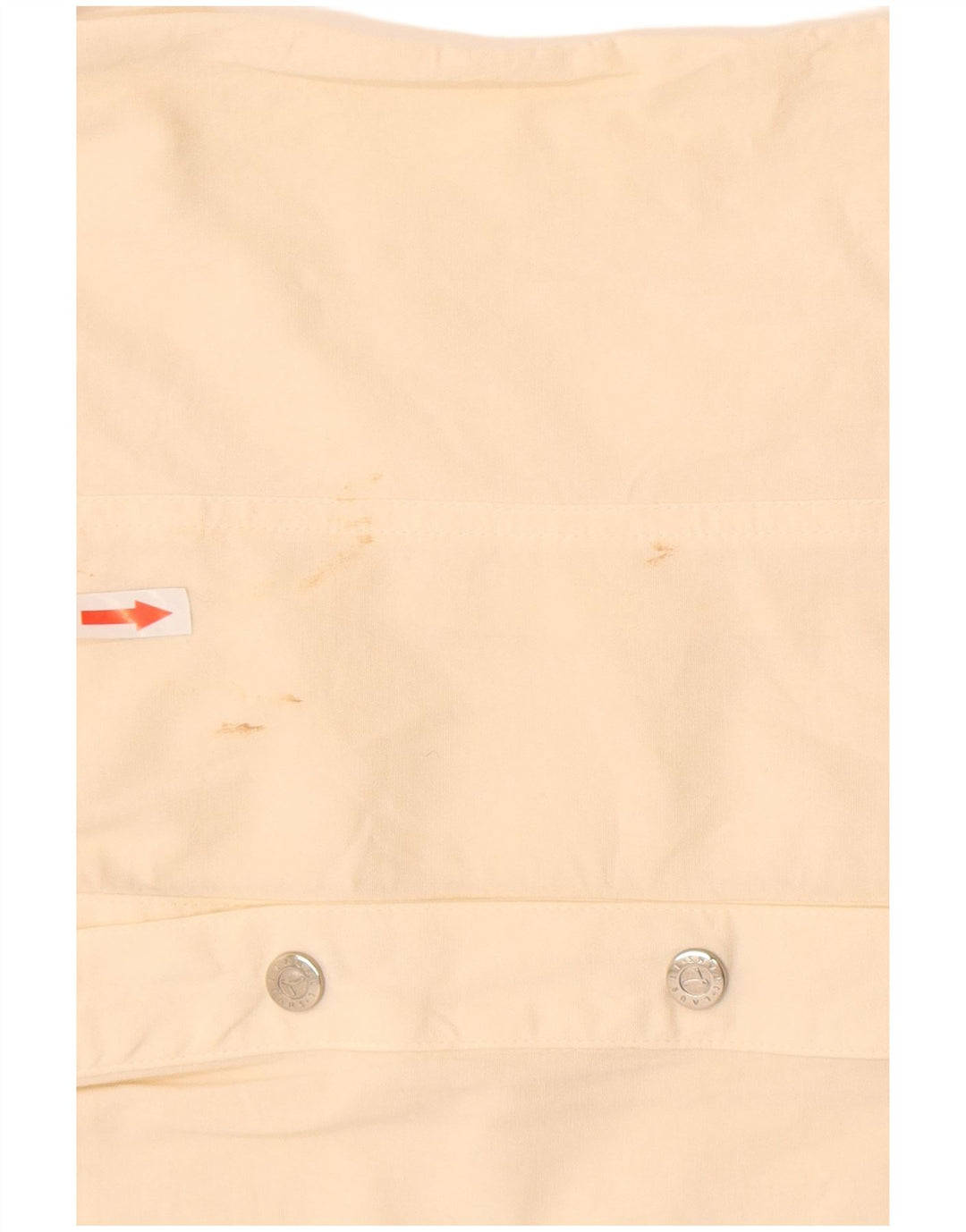 Camicia a maniche corte da donna Laurel IT 42 cotone bianco sporco medio