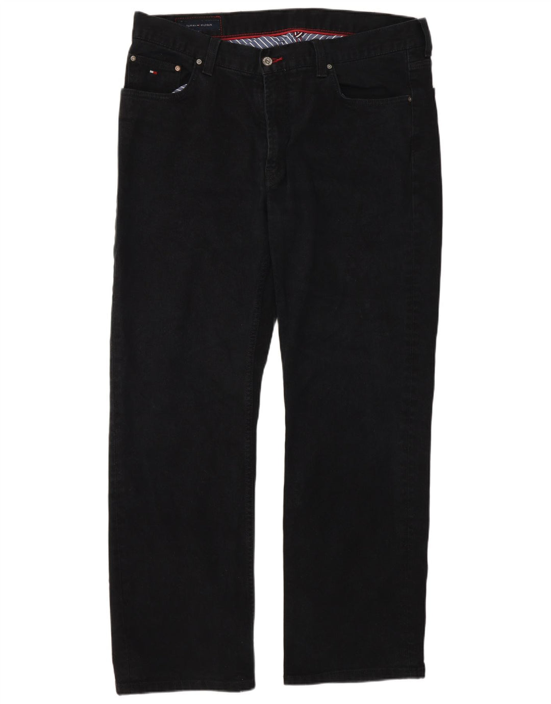 Jeans dritti da uomo Tommy Hilfiger W38 L32 neri