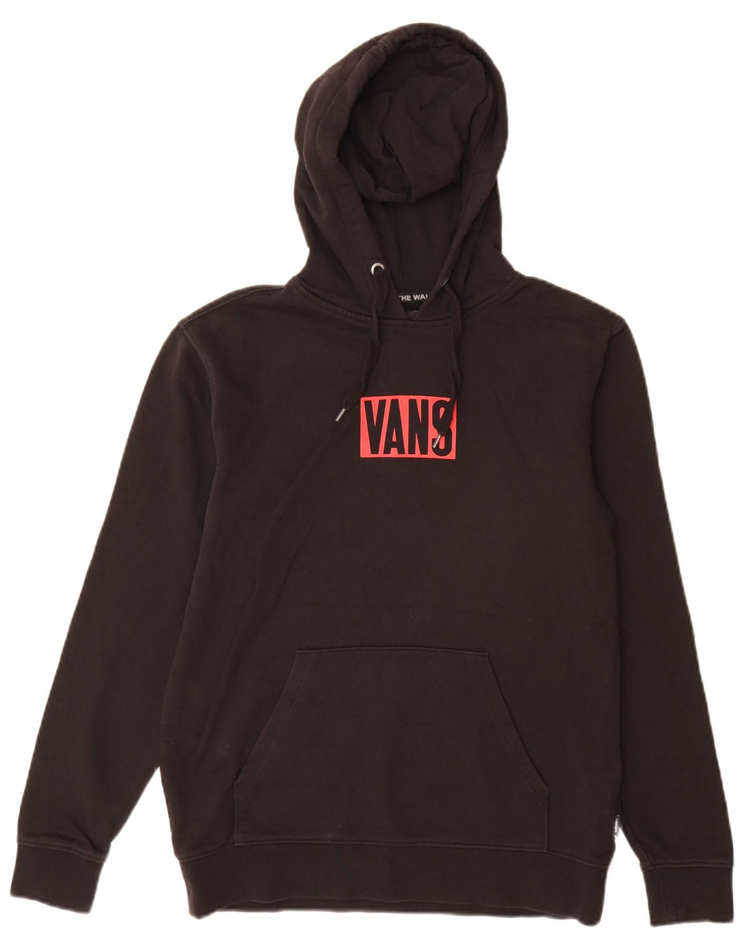 Felpa con cappuccio grafica da uomo Vans XS nera