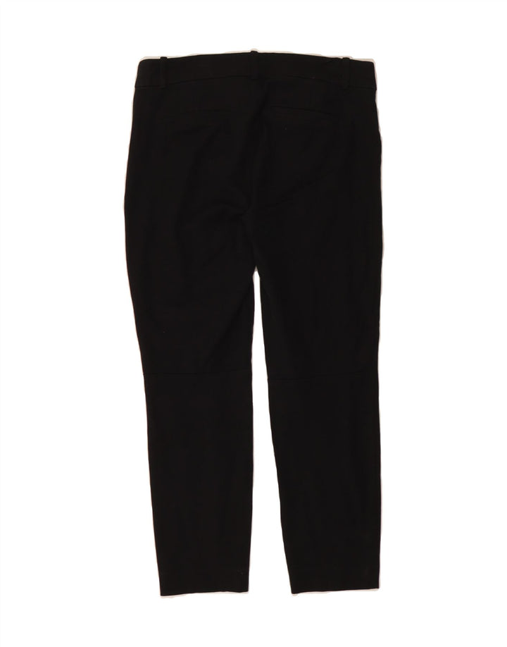 J. CREW Womens Winnie Slim Casual Trousers US 8 Medium W30 L25 Black Vintage J. Crew and Second-Hand J. Crew from Messina Hembry 