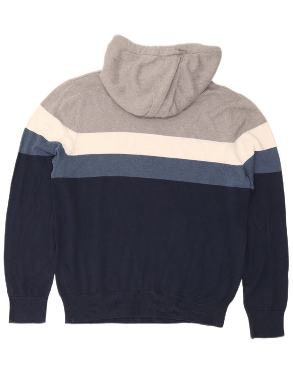 Felpa con cappuccio da uomo Bench, grande, in cotone color block multicolore