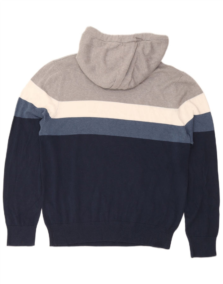 Felpa con cappuccio da uomo Bench, grande, in cotone color block multicolore