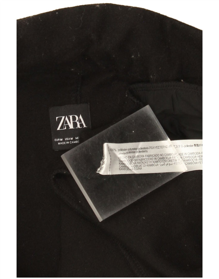 Soprabito aperto da donna Zara UK 14 poliestere nero medio