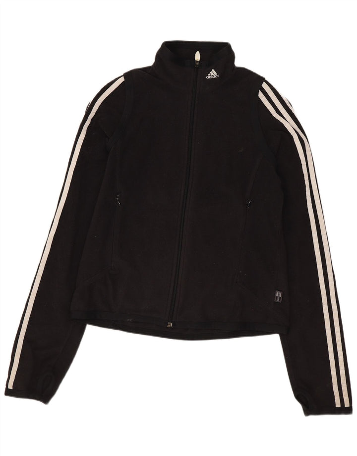 Giacca in pile Adidas da donna Climawarm UK 12 medio poliestere nero