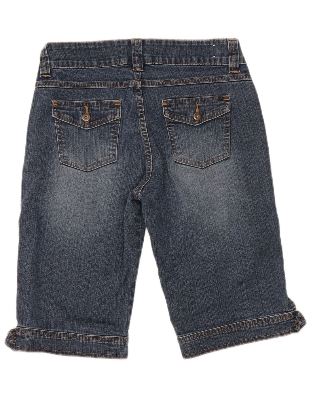 Pantaloncini di jeans da donna Lee US 6 medi W28 cotone blu