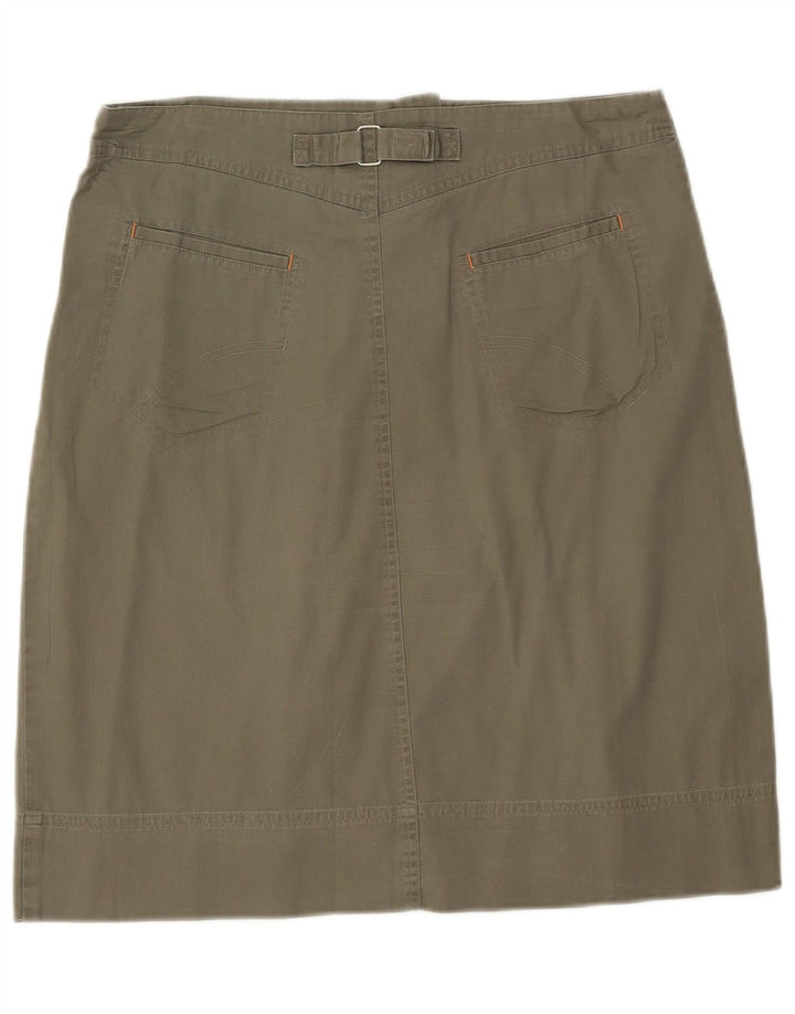 Gonna a trapezio da donna Awear US 14 XL W33 cotone verde