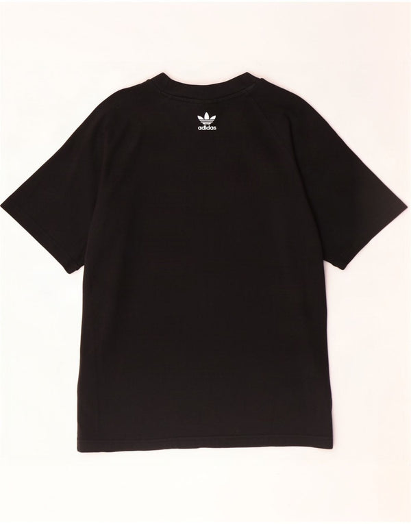 T-shirt grafica da uomo Adidas Top XS in cotone nero