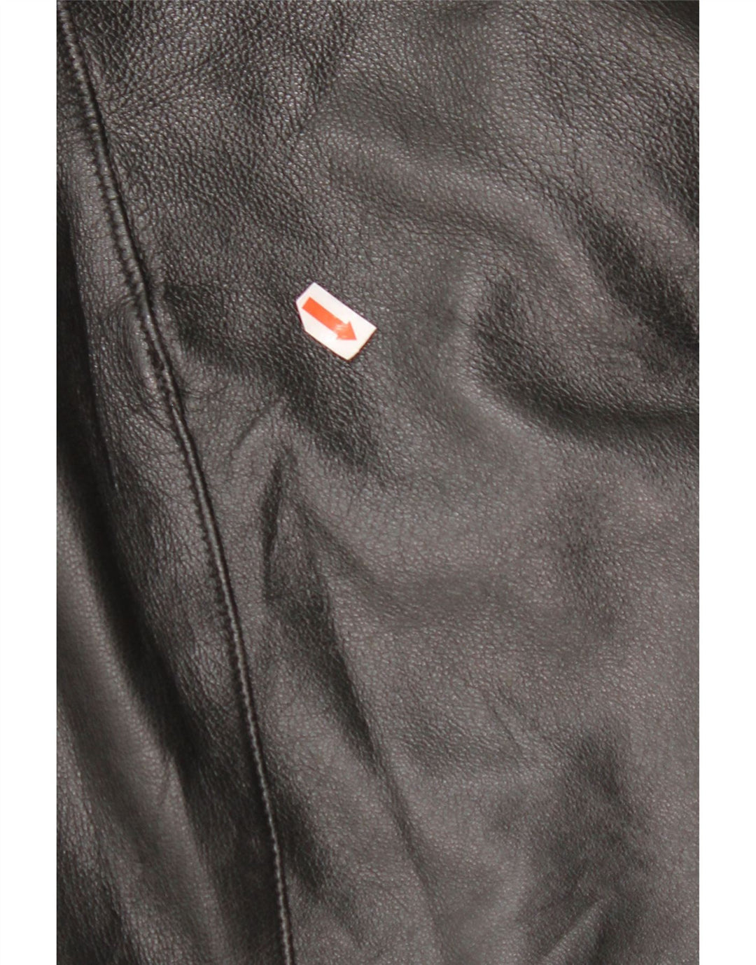 Gonna in pelle da donna VINTAGE media W28 nera