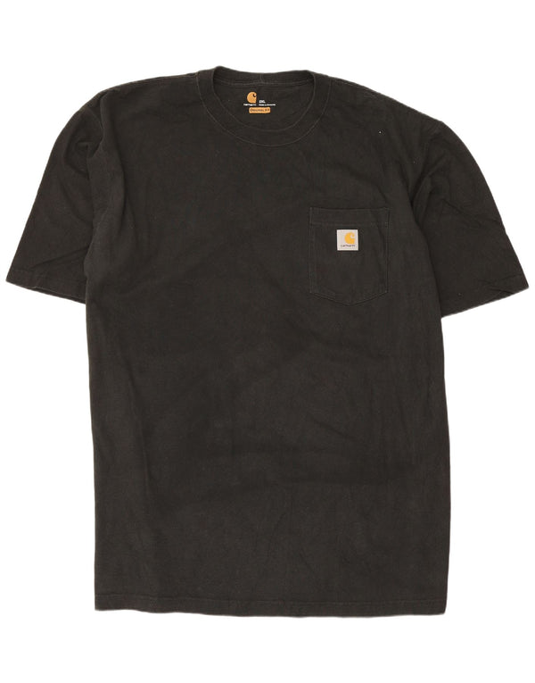 T-shirt Carhartt da uomo con vestibilità originale, 2XL, cotone nero
