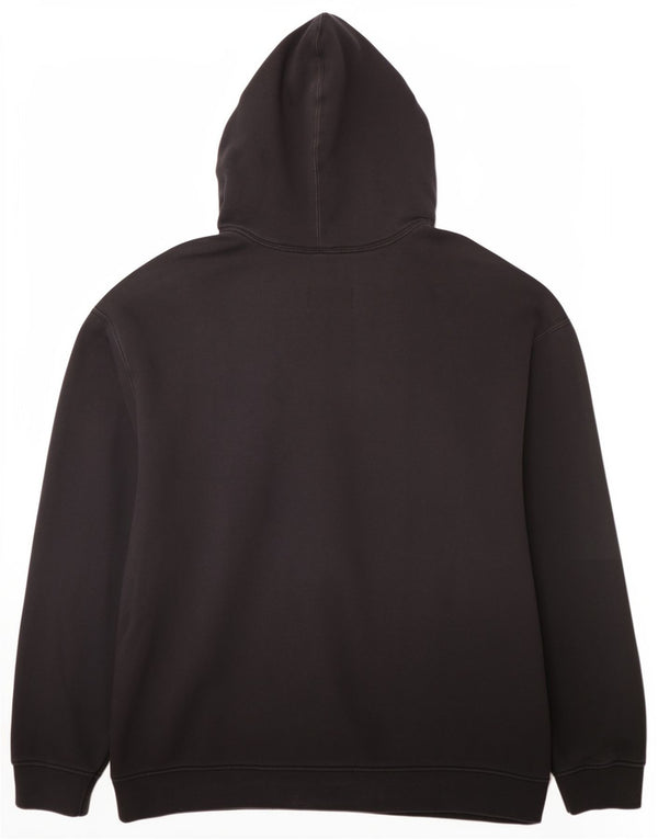 Felpa con cappuccio e zip Jordan da uomo 3XL in cotone nero