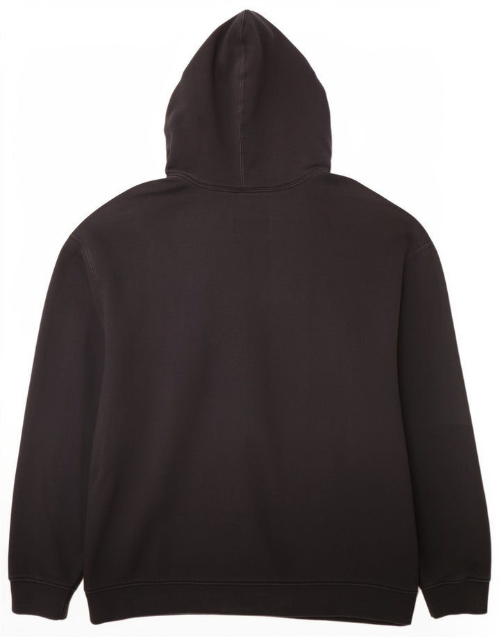 Felpa con cappuccio e zip Jordan da uomo 3XL in cotone nero