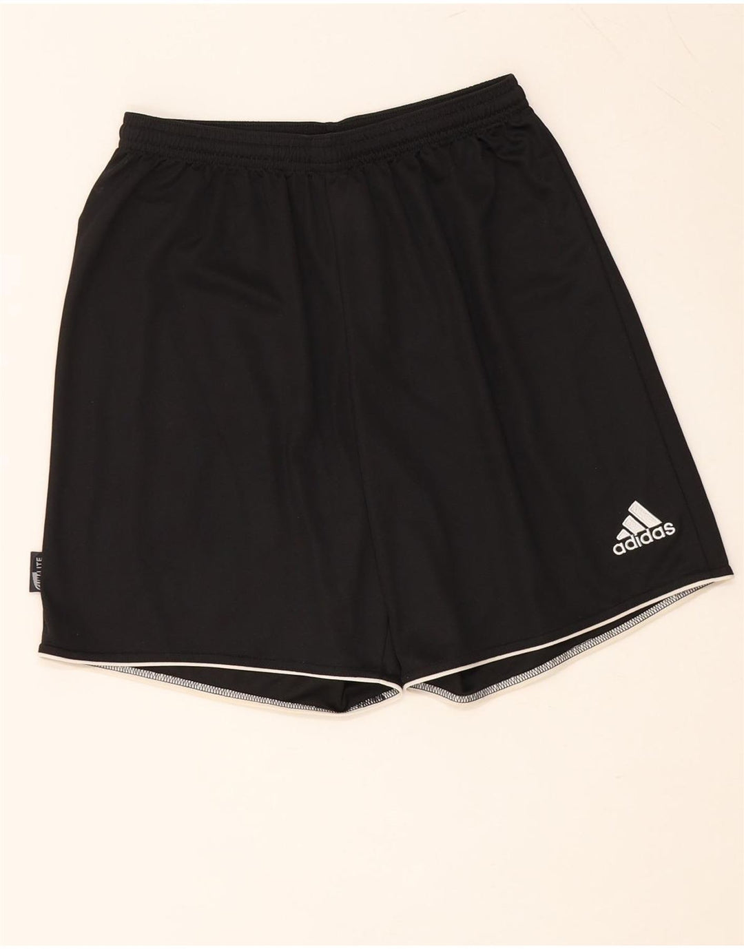 Pantaloncini sportivi ADIDAS Climalite da uomo medio nero in poliestere