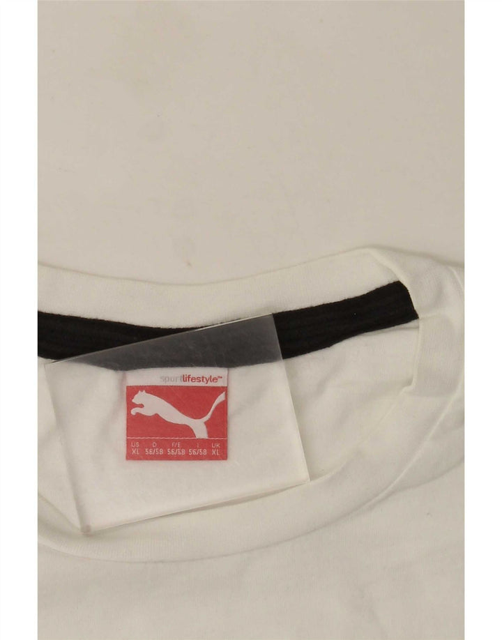 Maglietta Puma da uomo XL bianca