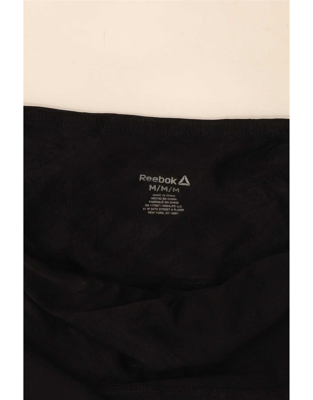 Leggings grafici Reebok da donna UK 12 medio nero
