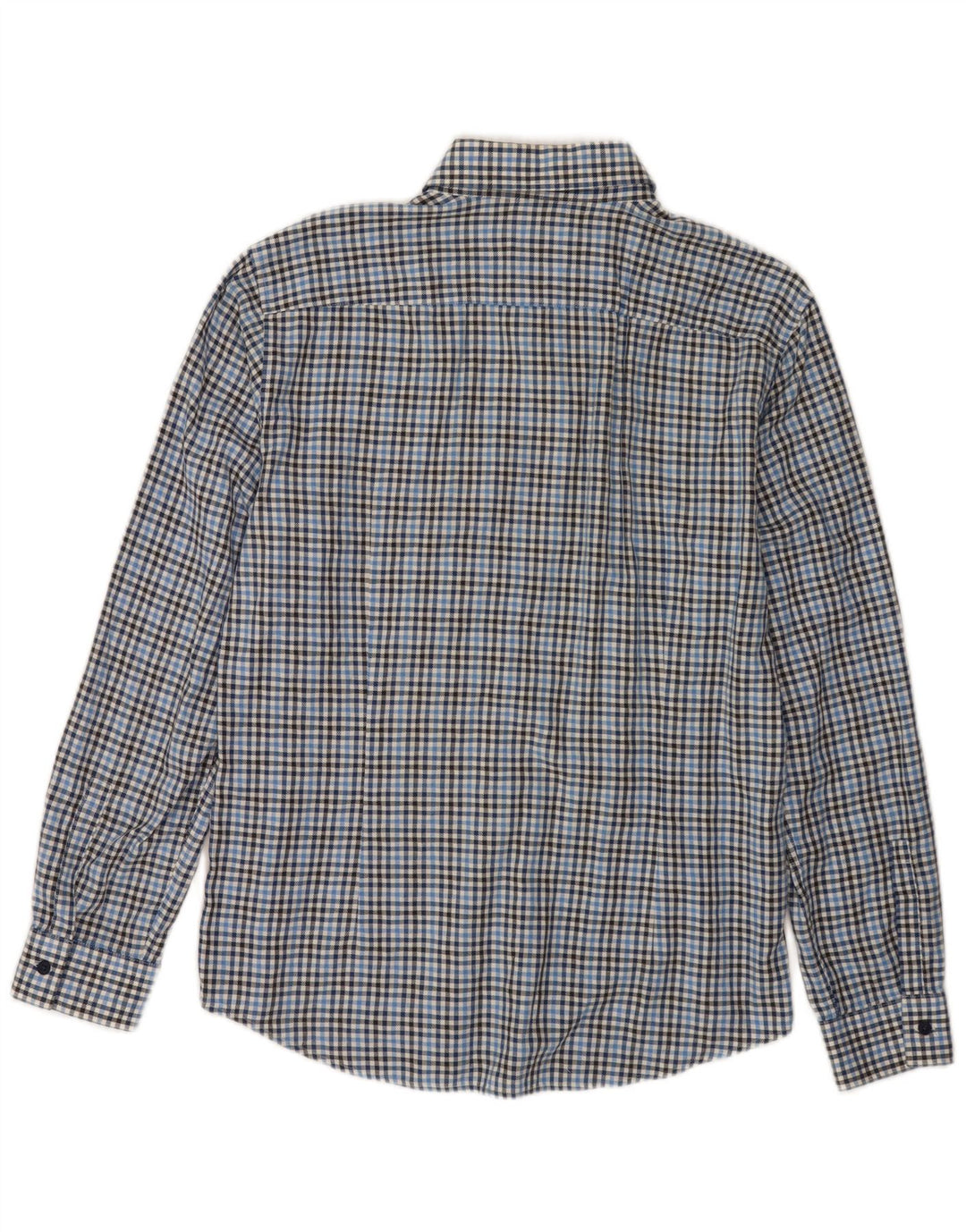 Camicia slim fit da uomo Hugo Boss, cotone a quadri blu grandi