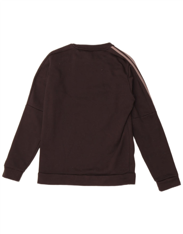 Felpa Adidas Uomo Maglione Piccolo Cotone Nero