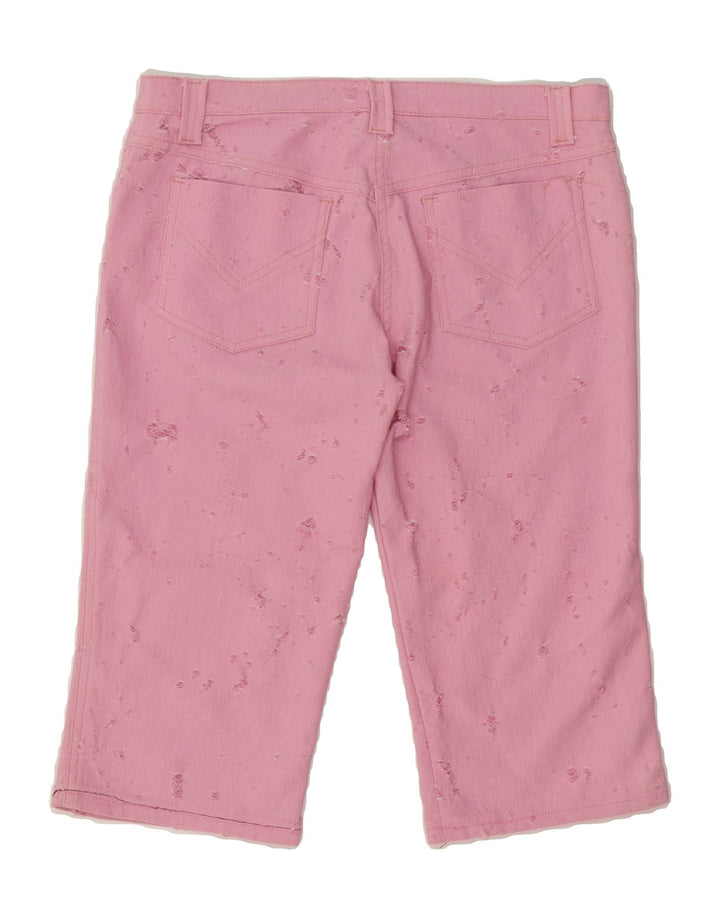 ROCCOBAROCCO Womens Denim Shorts IT 45 Medium W30  Pink Cotton Vintage Roccobarocco and Second-Hand Roccobarocco from Messina Hembry 