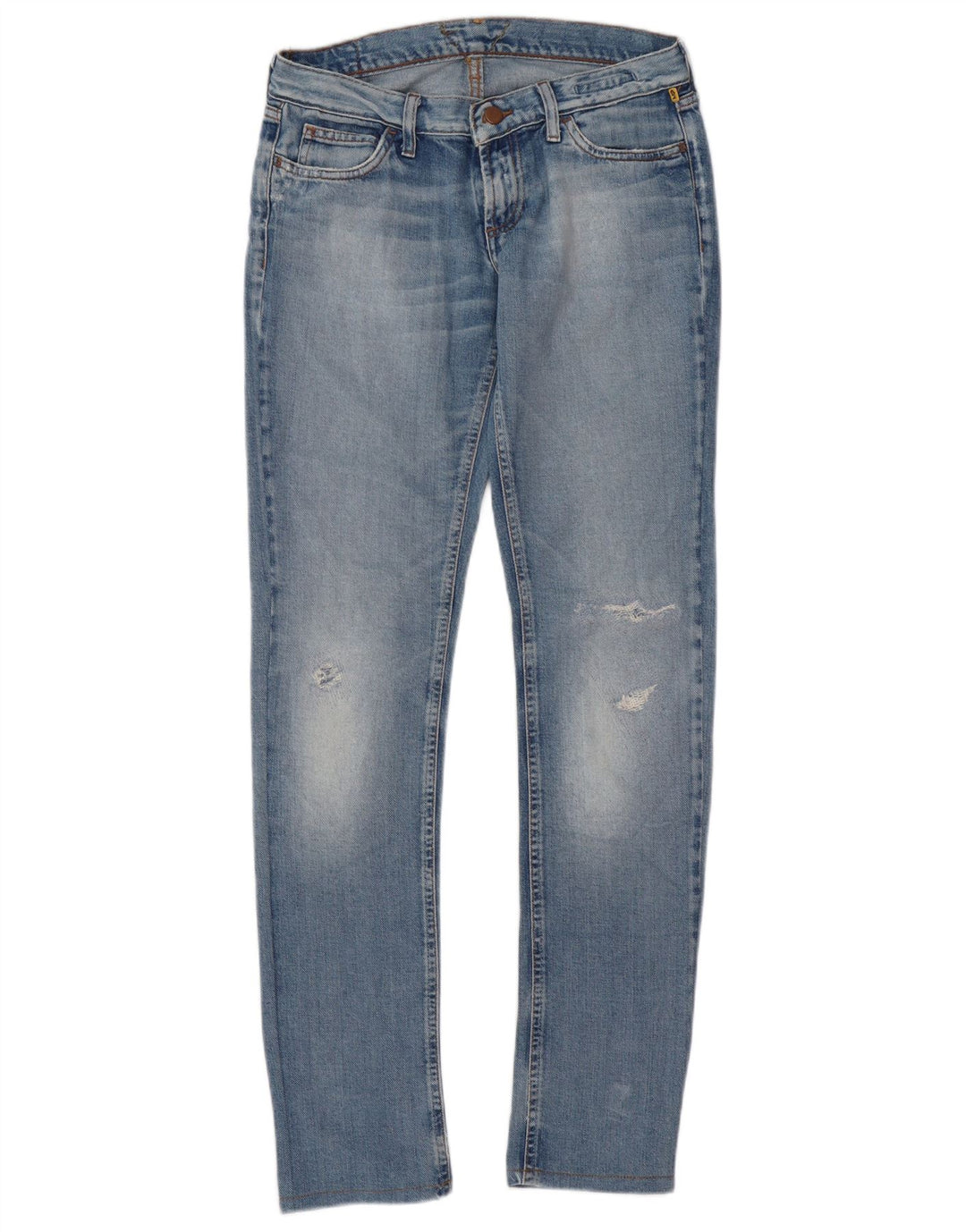 Jeans slim effetto consumato da donna Meltin' Pot W27 L34 Blu