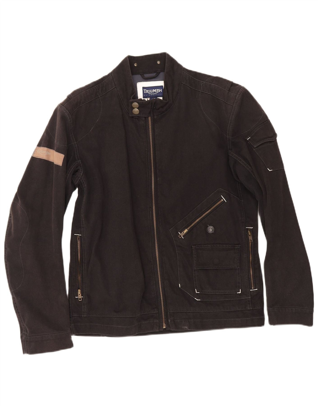 Giacca da corsa da uomo Triumph IT 50 grande nera