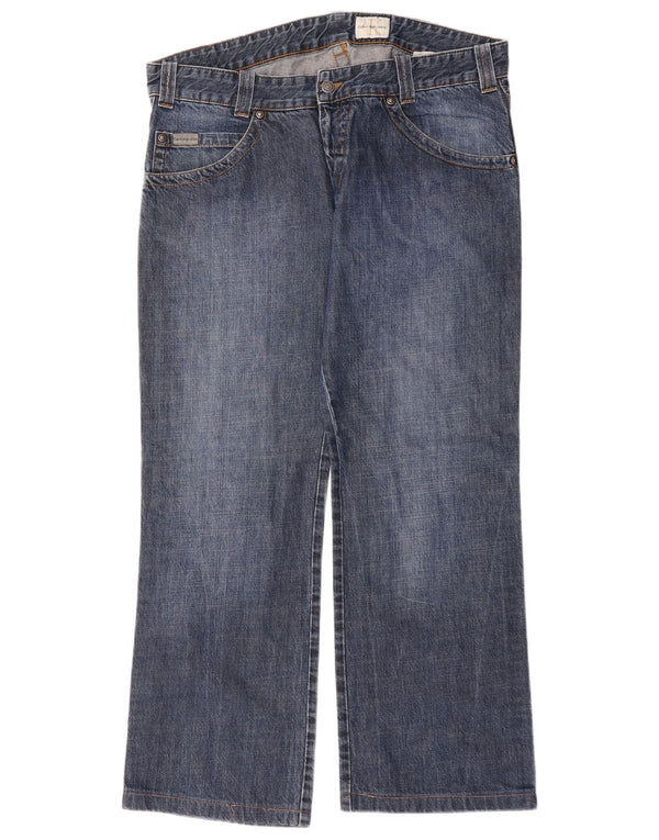 Jeans larghi da uomo Calvin Klein W38 L30 cotone blu