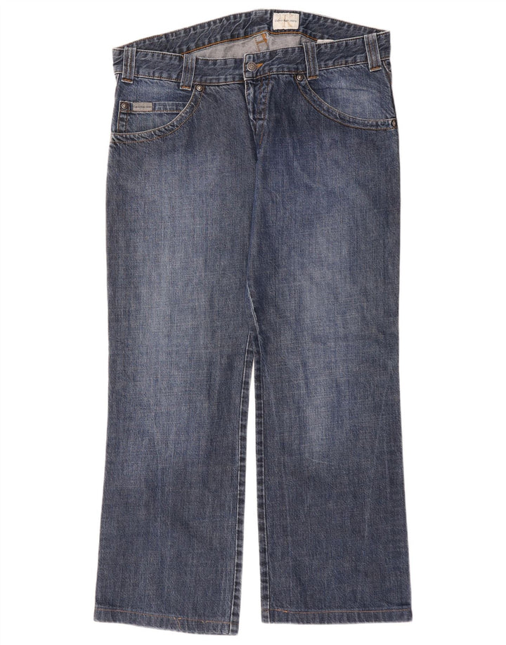 Jeans larghi da uomo Calvin Klein W38 L30 cotone blu