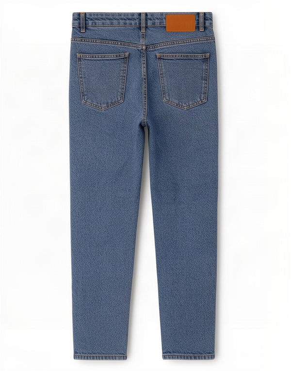 Jeans affusolati a vita alta da donna Zara EU 40 medio W30 L28 cotone blu