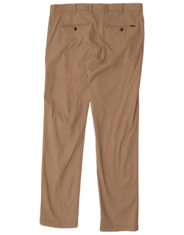 Pantaloni chino dritti da uomo Gant W36 L33 in cotone beige