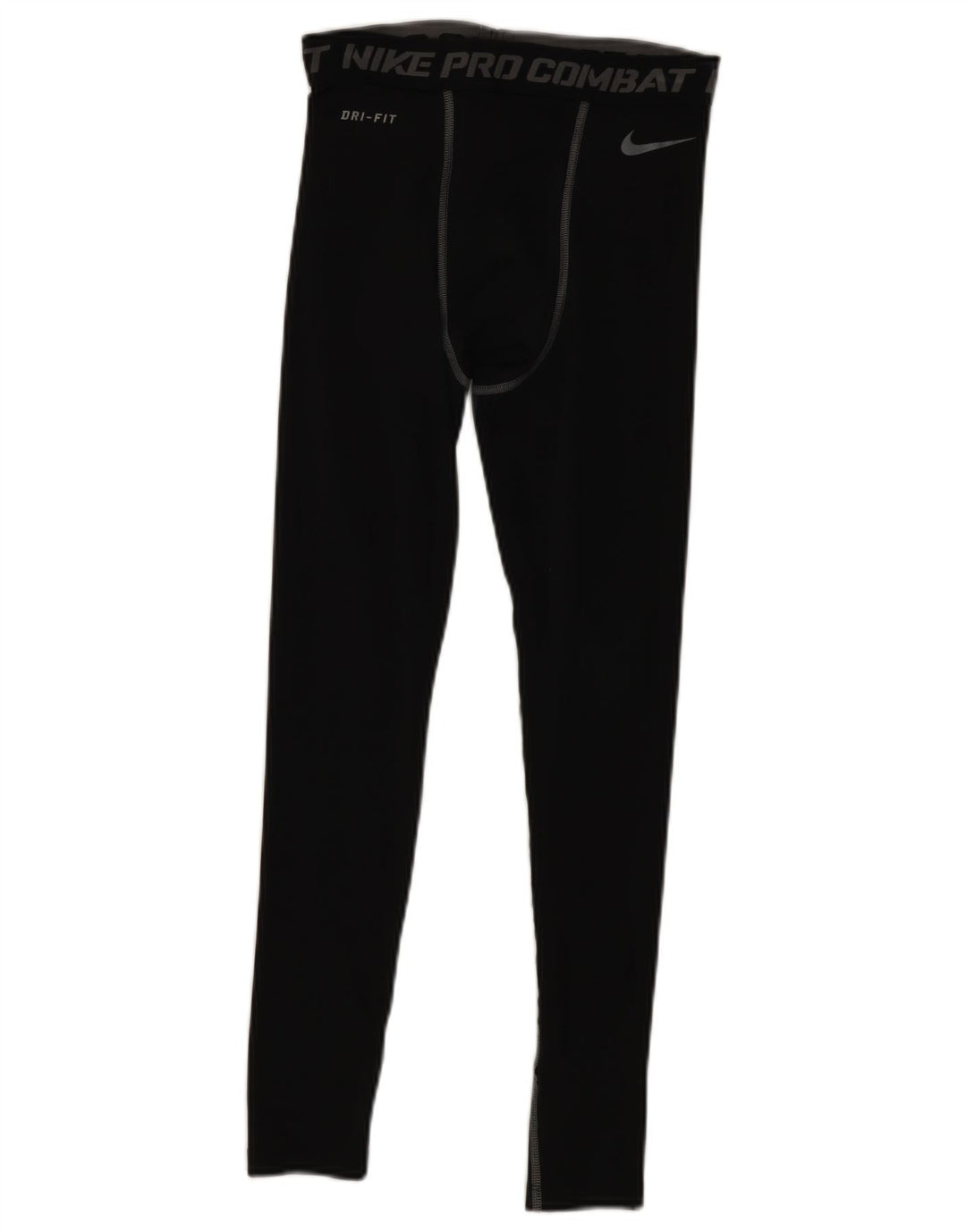 Leggings grafici Nike Dri Fit da uomo piccoli in poliestere nero