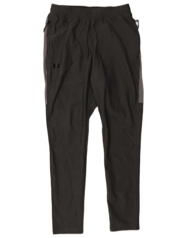 Pantaloni da tuta aderenti da uomo Under Armour grigio medio gessato