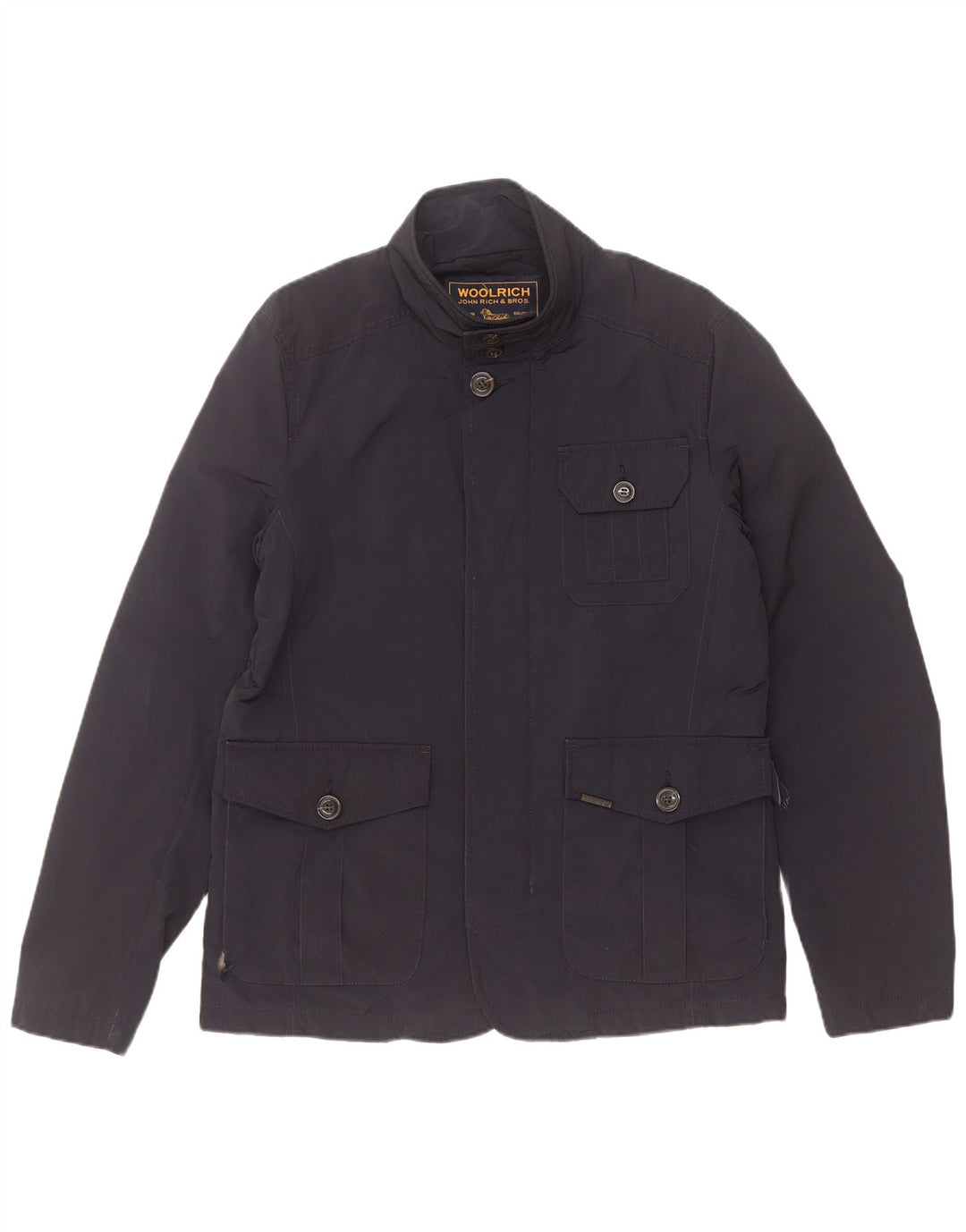Giacca utility da uomo Woolrich UK 38 poliestere blu navy medio
