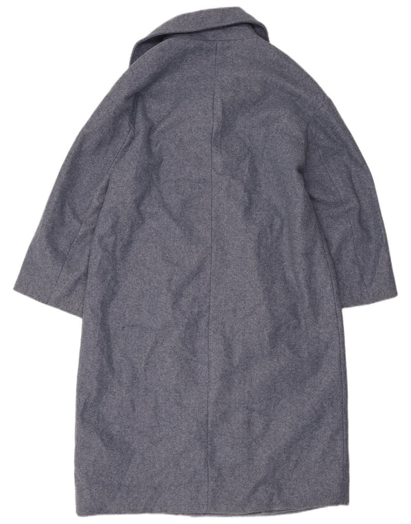Cappotto doppiopetto da donna Zara UK 10 piccolo poliestere blu