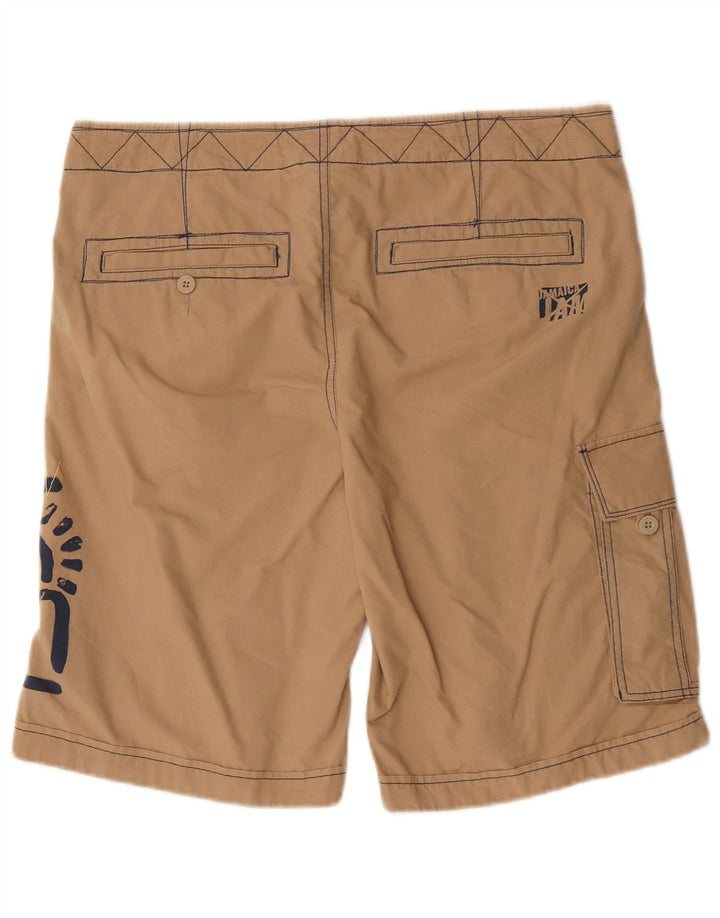 Pantaloncini cargo grafici da uomo Puma medi W32 in cotone marrone